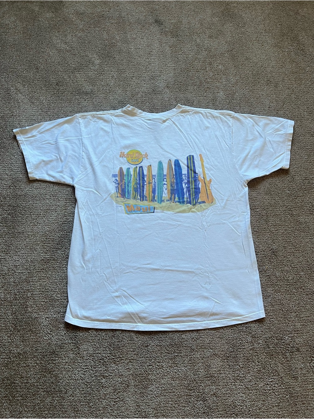 VTG 90’s Hard Rock Cafe Maui, Hawaii White Tee
